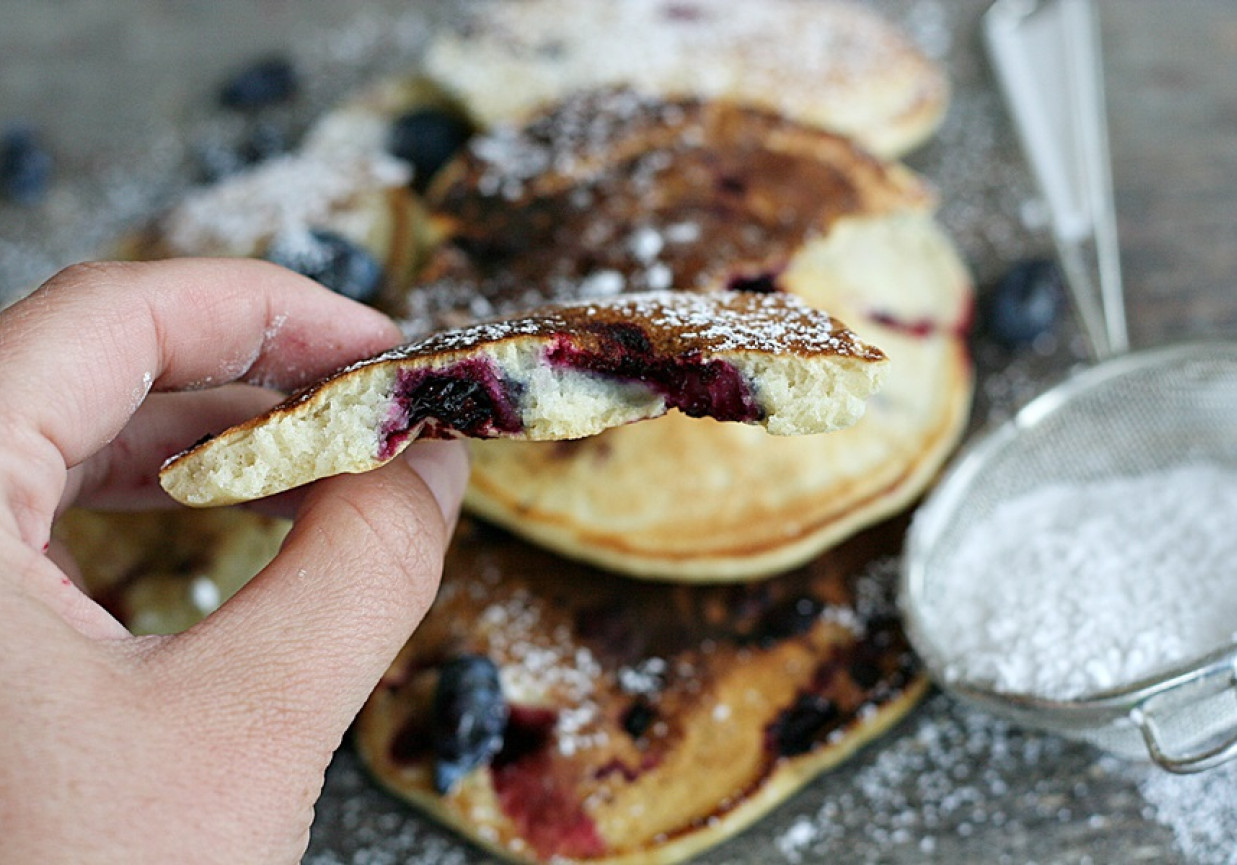 Jagodowe pancakes foto