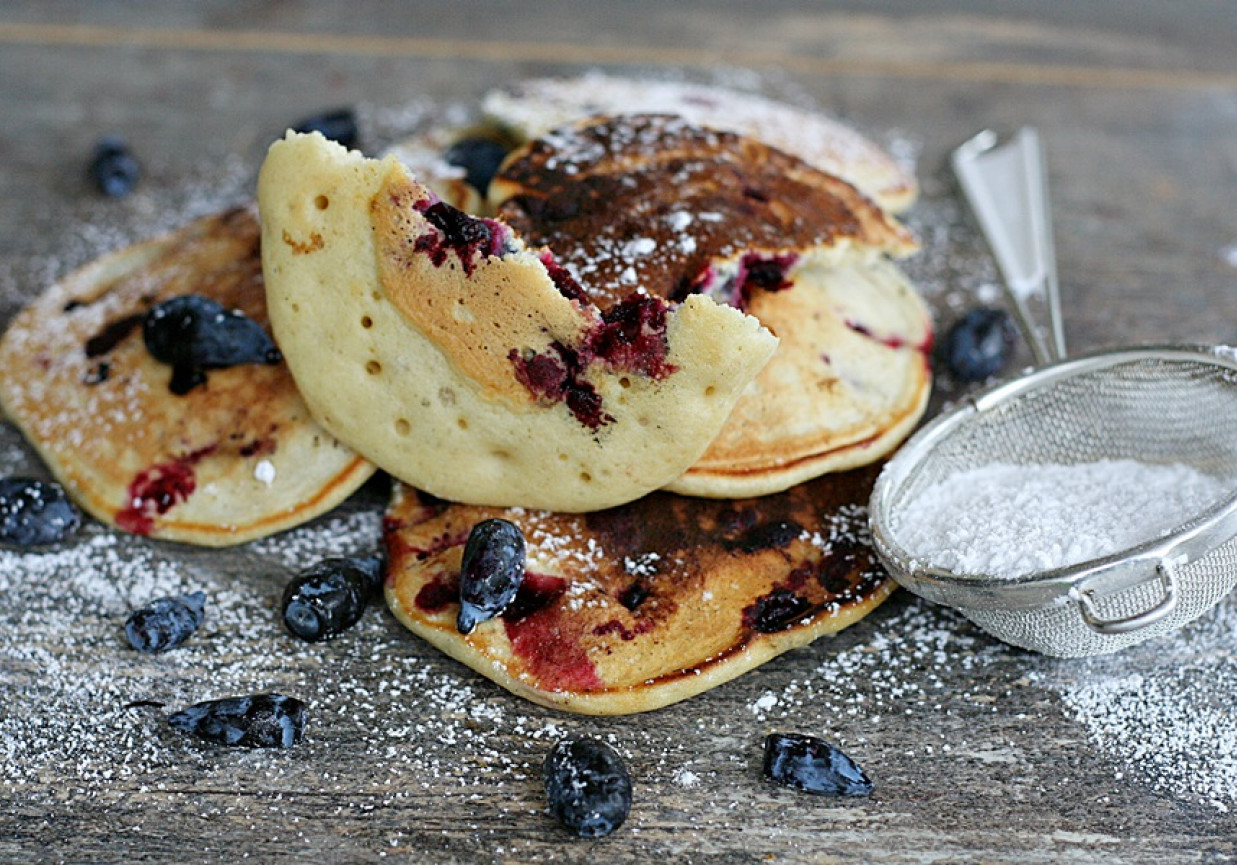 Jagodowe pancakes foto
