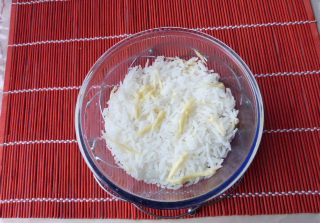 Jaja zapiekane z ryżem foto