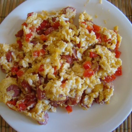 Krok 5 - Jajecznica, czyli niezadowne śniadanie foto