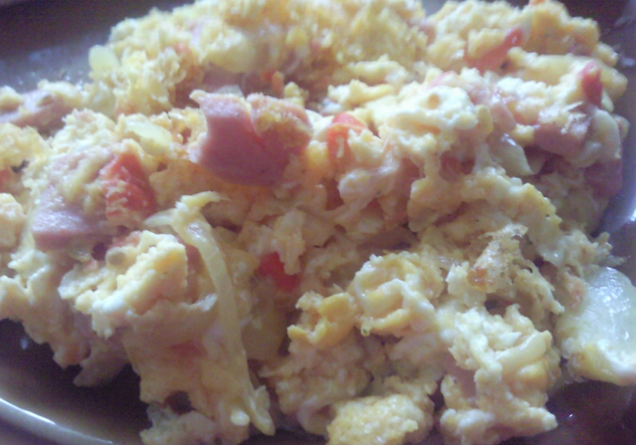 Jajecznica na śniadanie foto