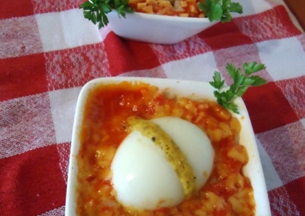 Fotografia przedstawiająca Jajka faszerowane po węgiersku