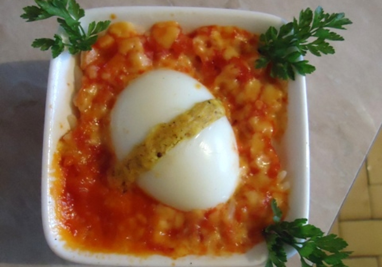 Jajka faszerowane po węgiersku foto