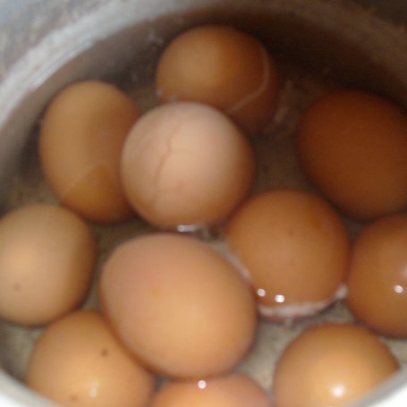 Krok 1 - jajka w galarecie z marchewką foto