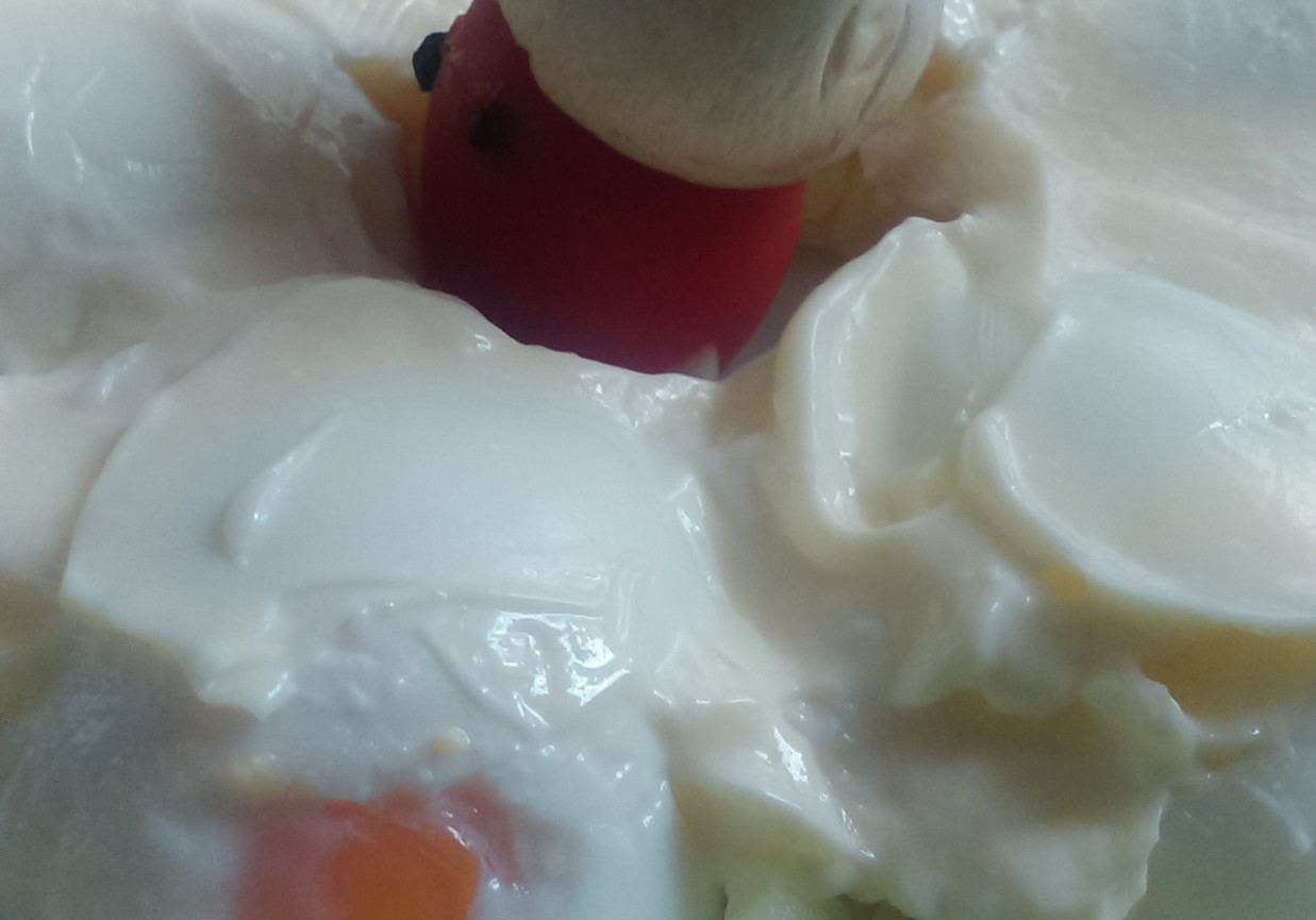 Jajka w majonezie . foto