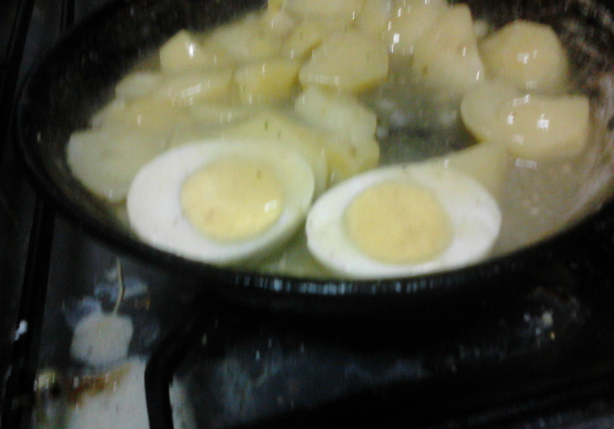 Jajka w sosie musztardowym foto