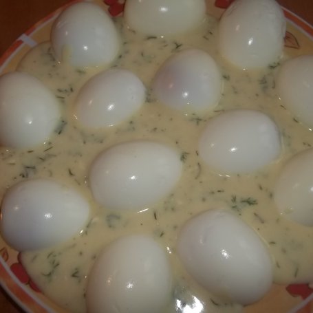Krok 4 - Jajka w sosie serowo - koperkowym  foto