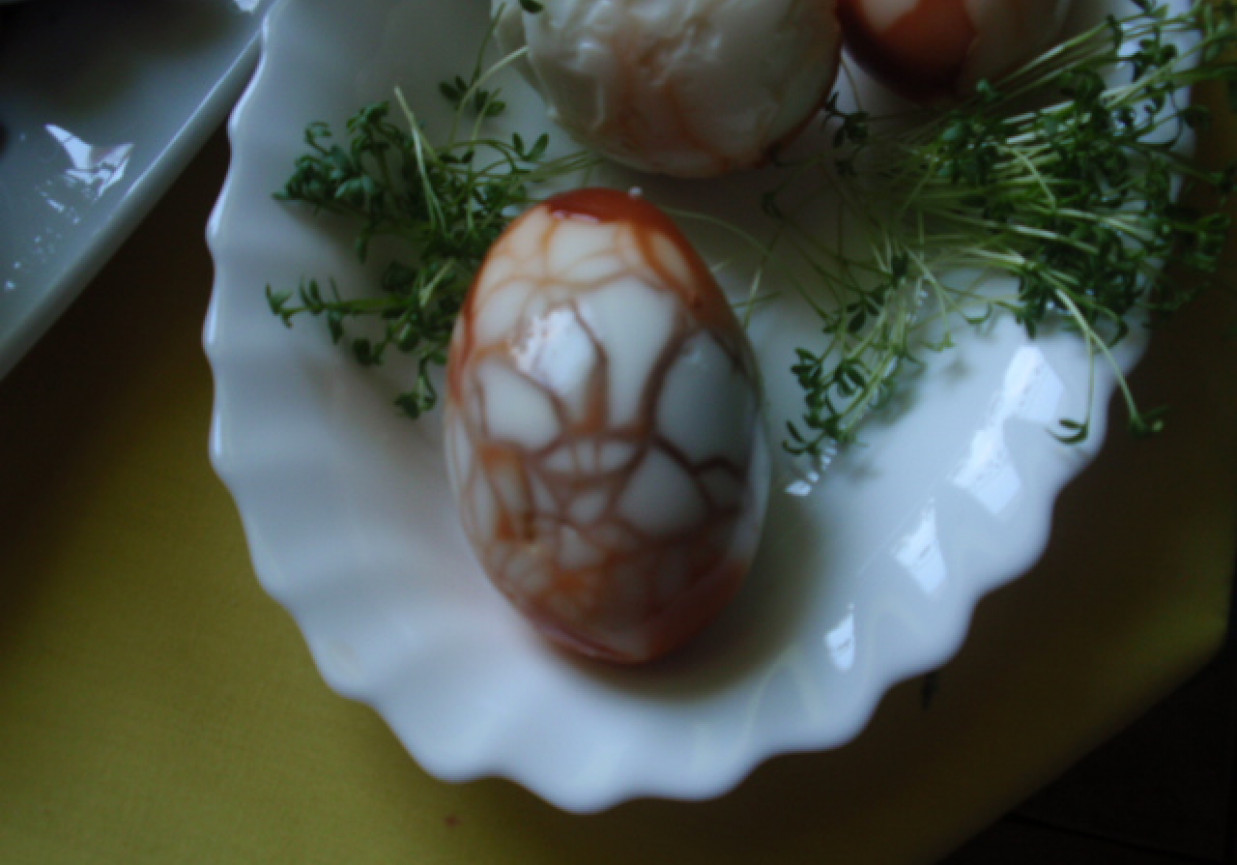 Jajka z  ażurkiem foto