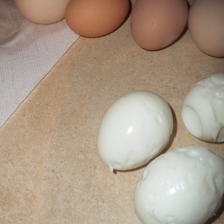 Krok 1 - Jajka z farszem koperkowym  foto