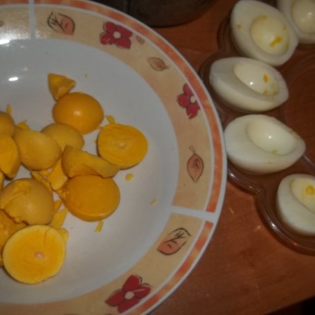 Krok 1 - Jajka z farszem mięsnym foto