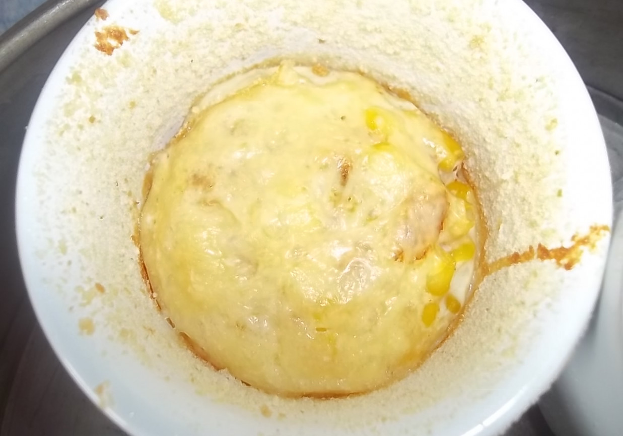 Jajka zapiekane z kukurydzą foto