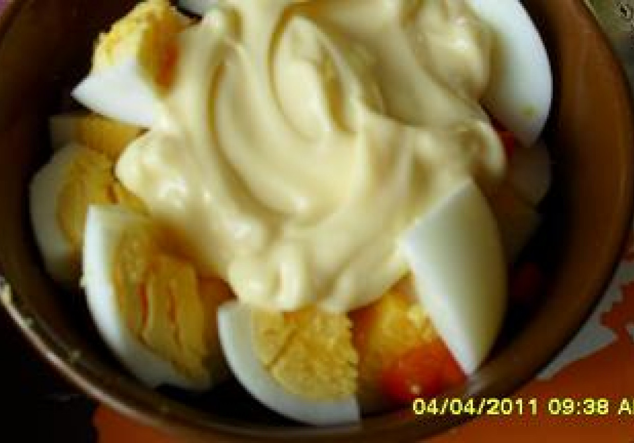 Jajko w majonezie foto