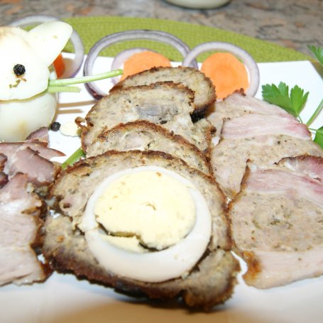 Krok 3 - JAK WYKORZYSTAĆ KAWAŁEK BOCZKU I TROCHĘ MIELONEGO ? foto
