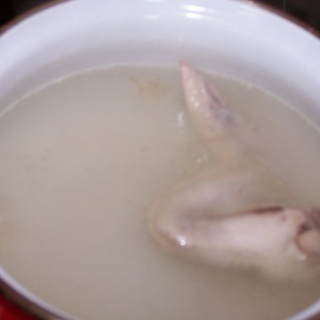 Krok 2 - Jak wykorzystać pozostałości po rosole, czyli krem brokułowo-cukiniowy :) foto