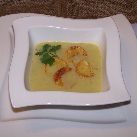 Krok 5 - Jak wykorzystać pozostałości po rosole, czyli krem brokułowo-cukiniowy :) foto