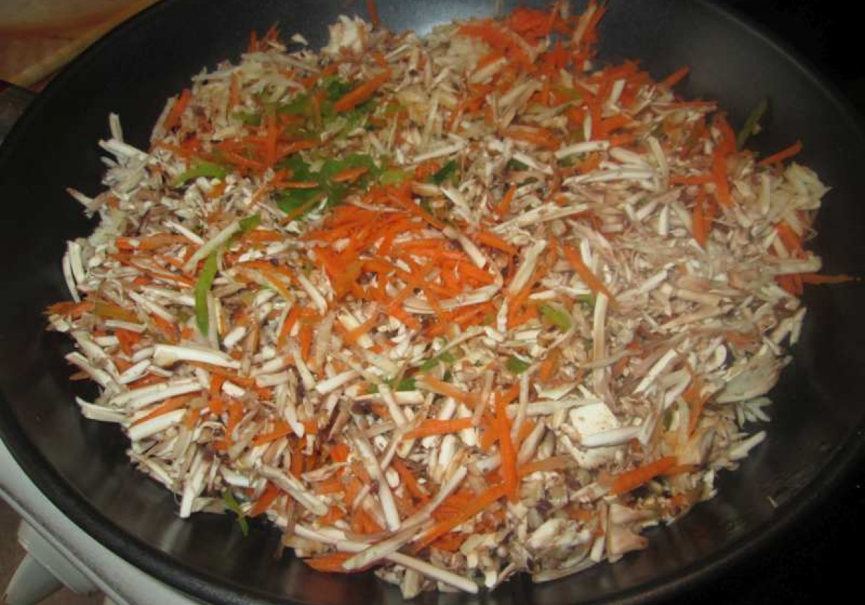 Jarskie risotto z sosem grzybowym foto
