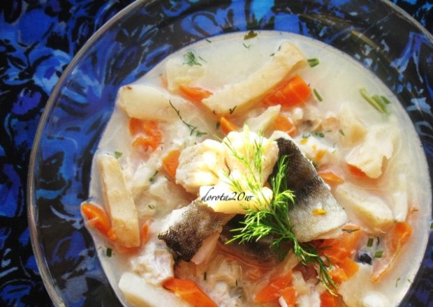 Fotografia przedstawiająca Jarzynowa zupa rybna