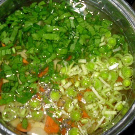 Krok 3 - Jarzynowa zupa ze szczawiem foto
