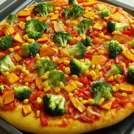 Krok 3 - Jesienna pizza z dynią foto