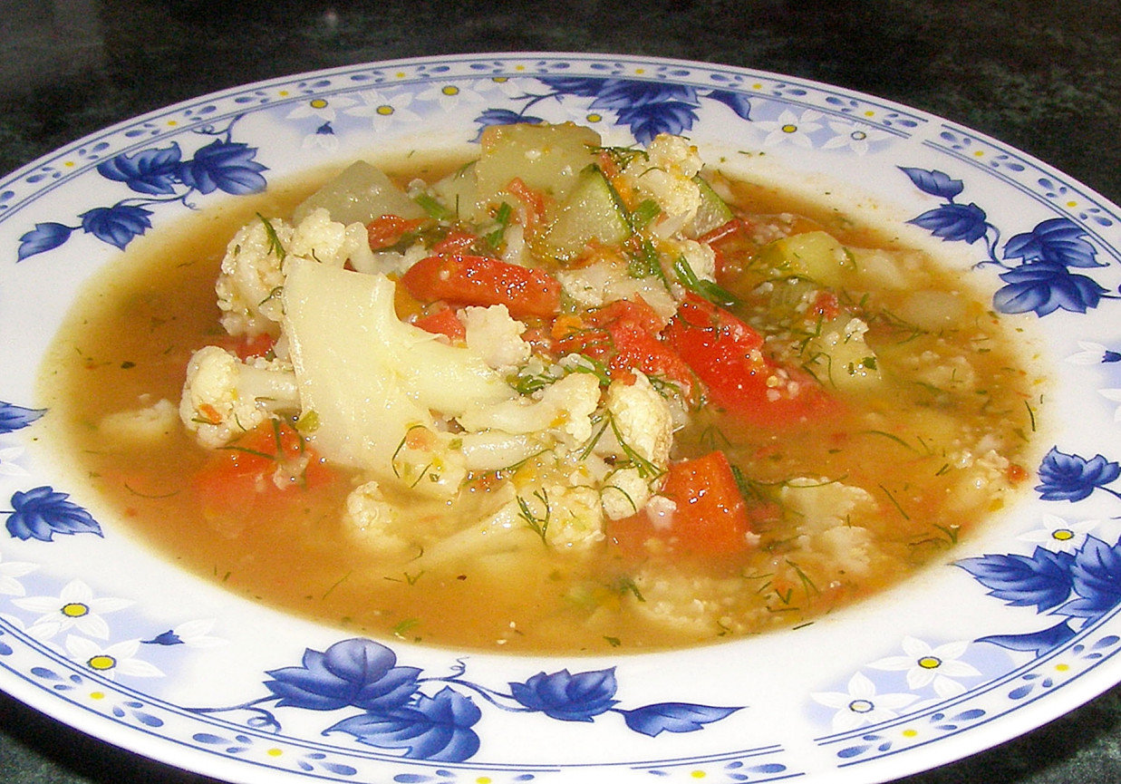 jesienna zupa na maśle z kaszą jaglaną... foto