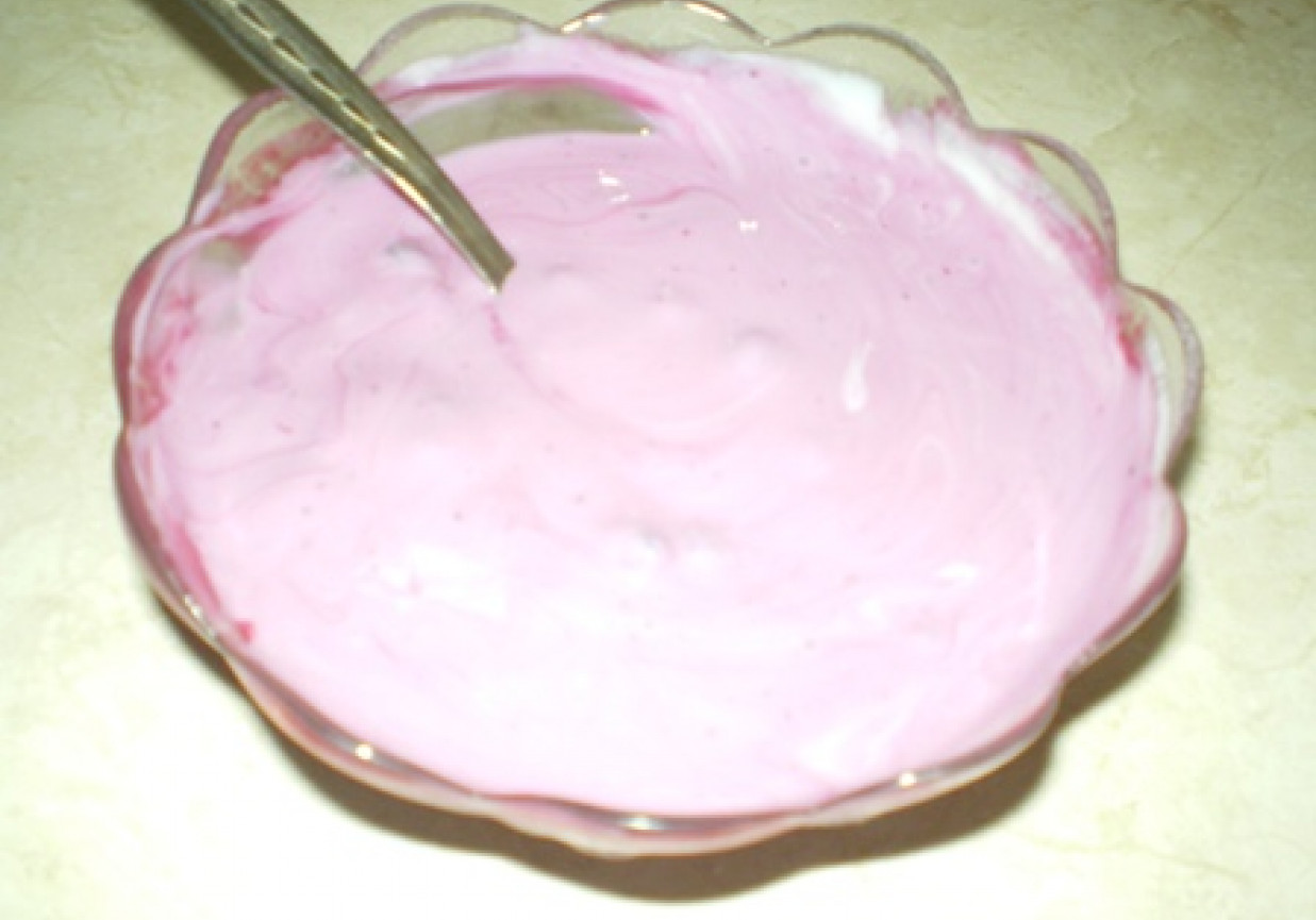 Jogurt jagodowy foto