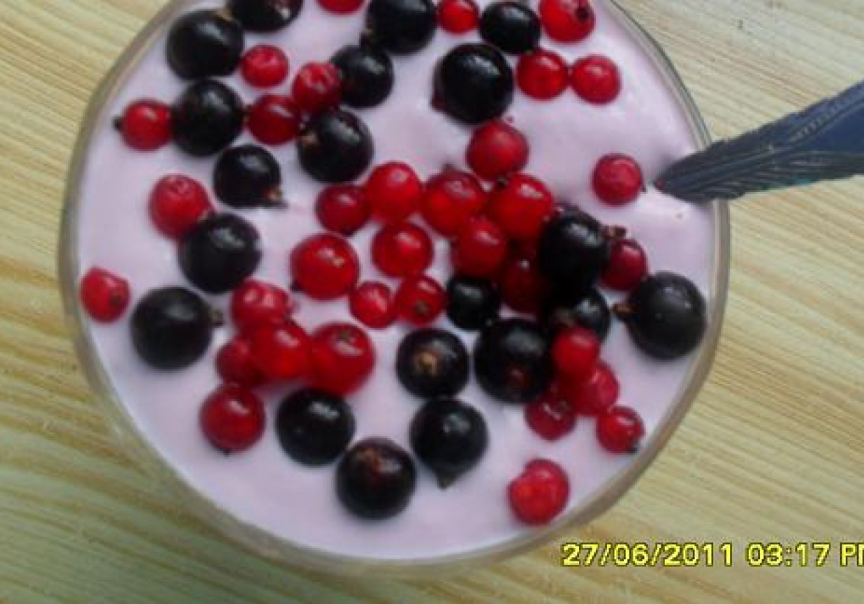 Jogurt owocowy foto