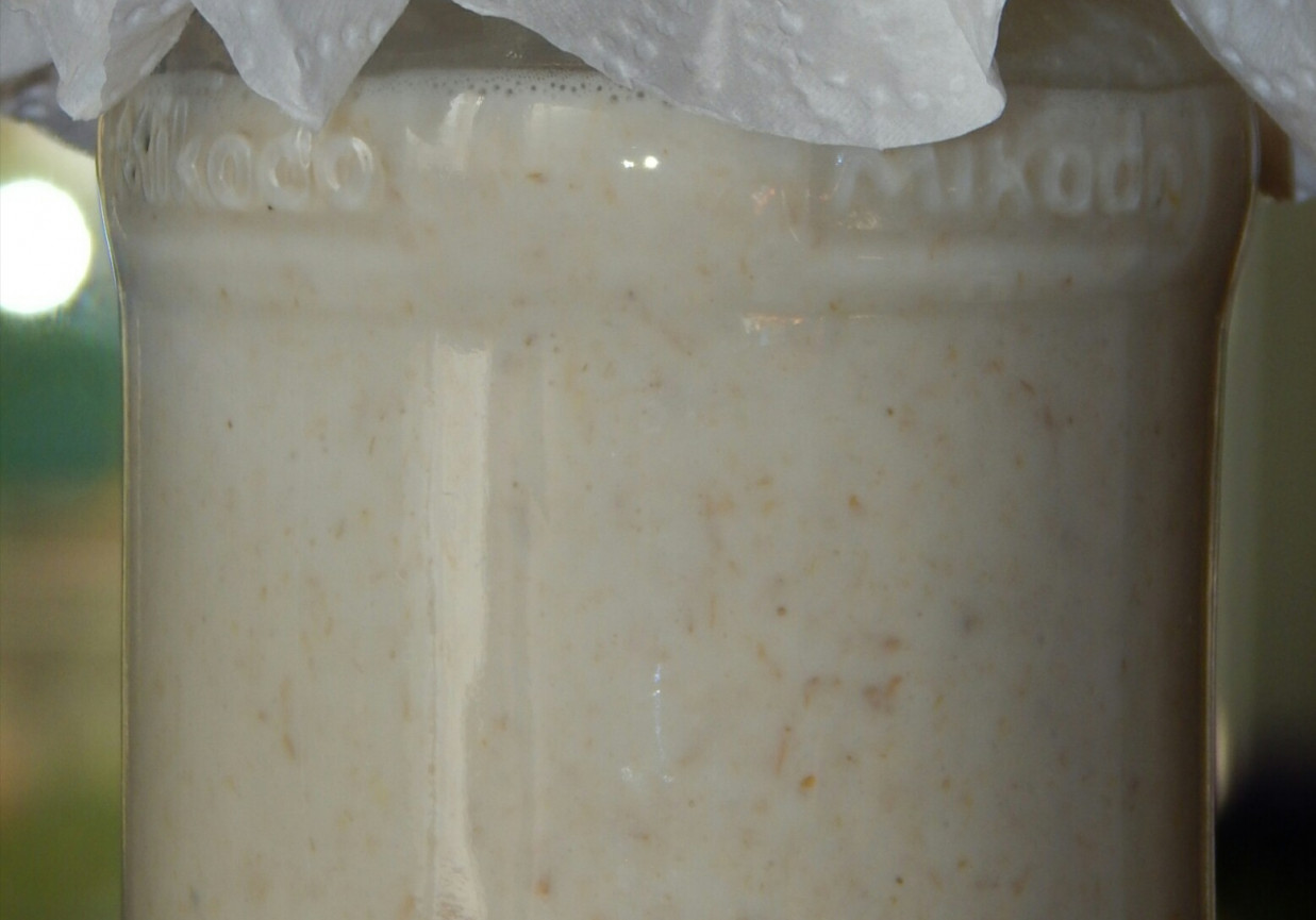 Jogurt owsiany wegański foto