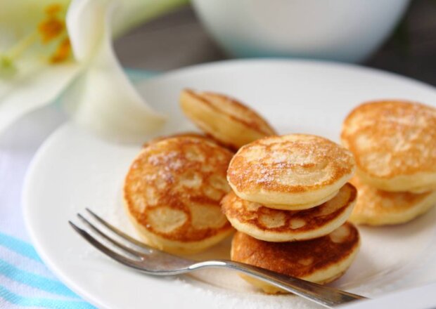 Fotografia przedstawiająca Jogurtowe mini pancakes