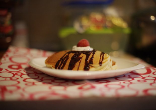 Fotografia przedstawiająca Jogurtowe pancakes