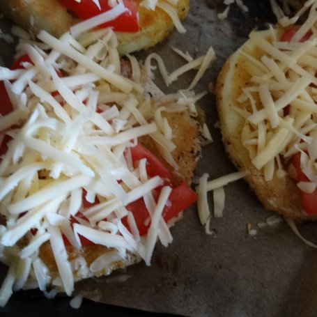 Krok 3 - Kabaczek zapiekany z pomidorem i serem foto