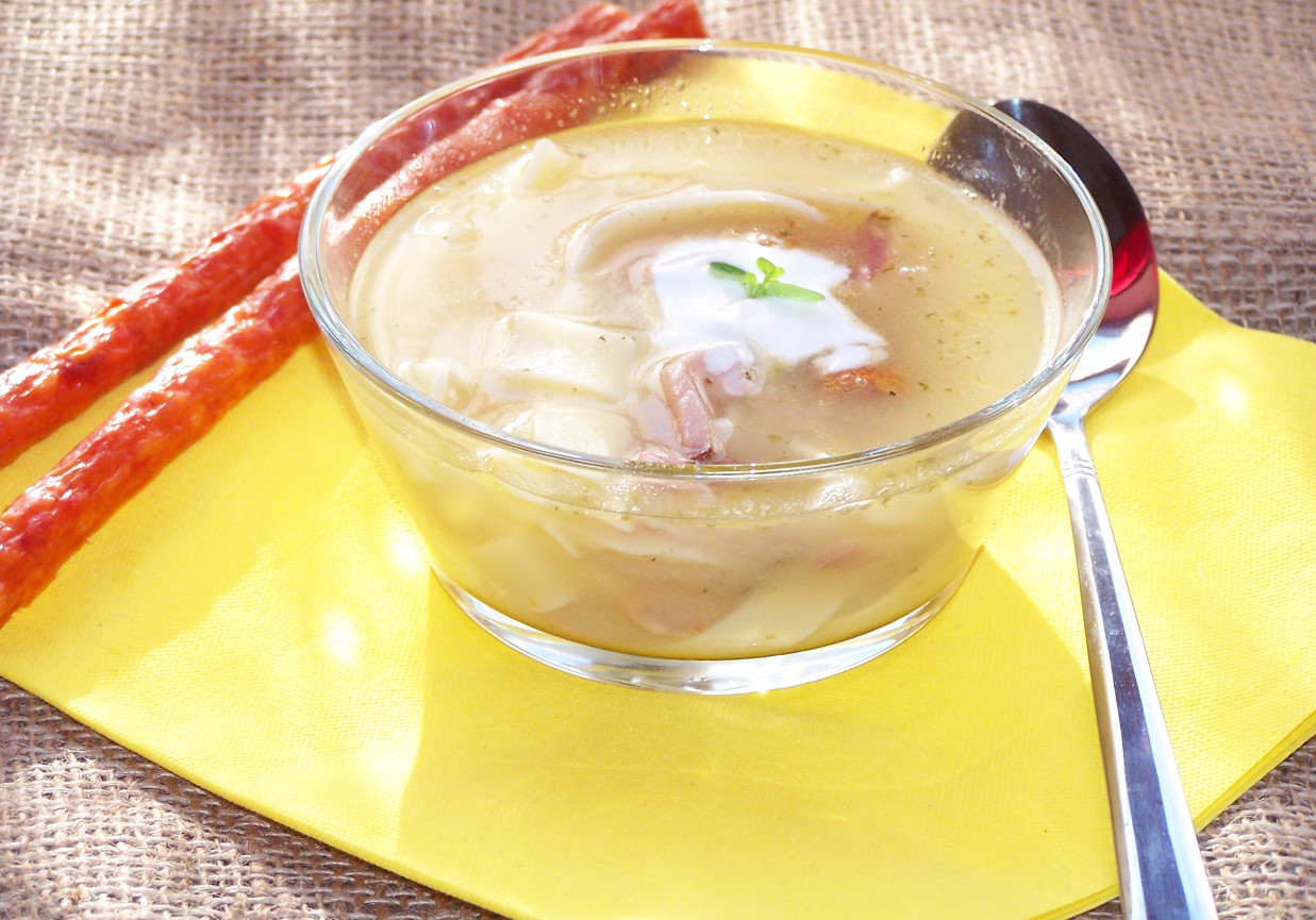Kabanos z makaronem, czyli zupa nawet smaczna :) foto