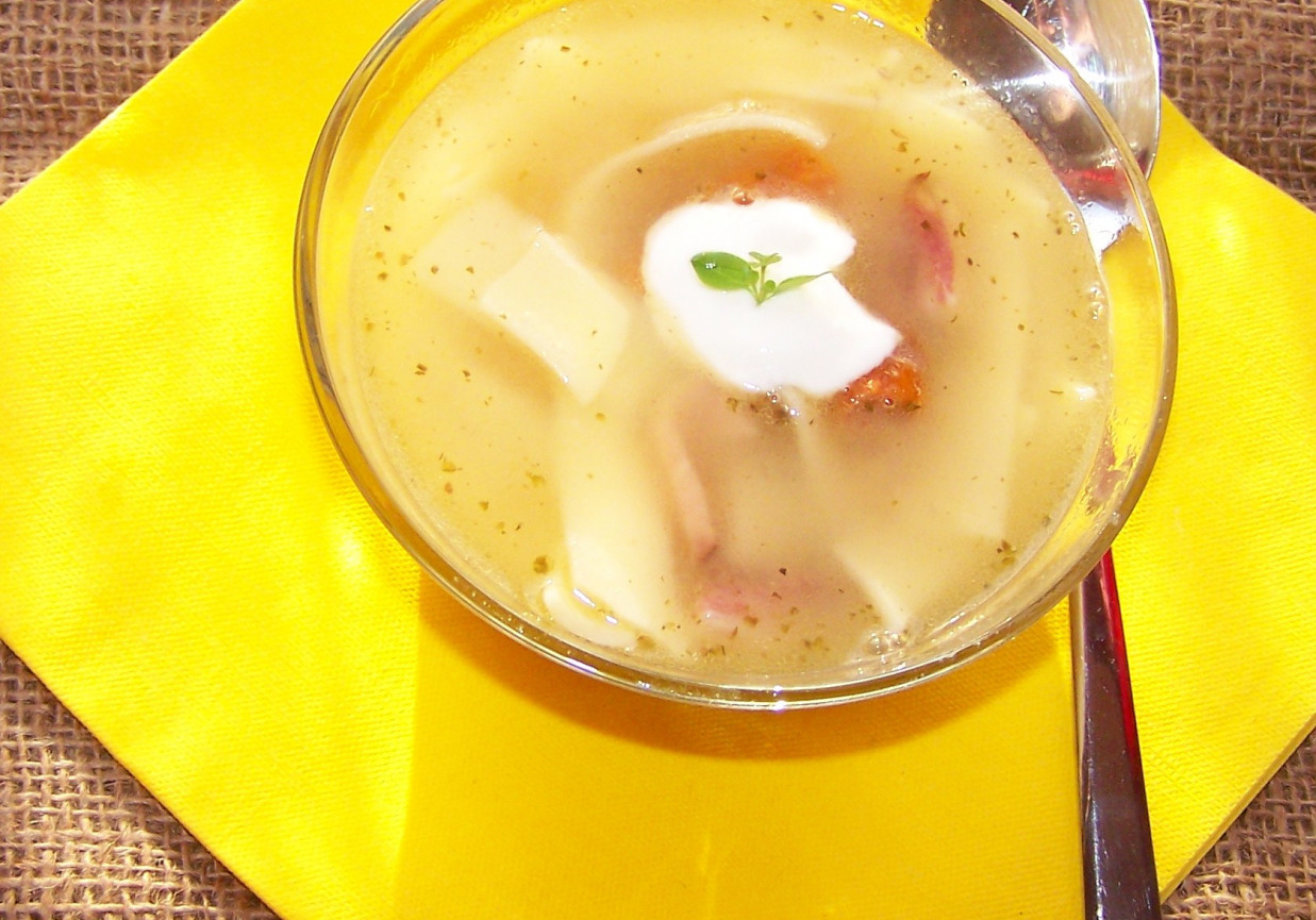 Kabanos z makaronem, czyli zupa nawet smaczna :) foto