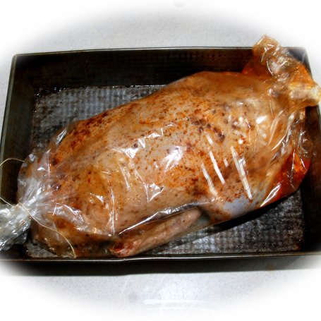 Krok 6 - Kaczka pieczona nadziewana kaszą gryczaną foto