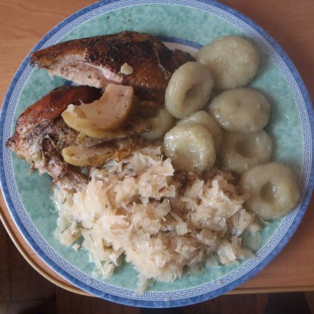 Krok 5 - Kaczka z jabłkami. foto