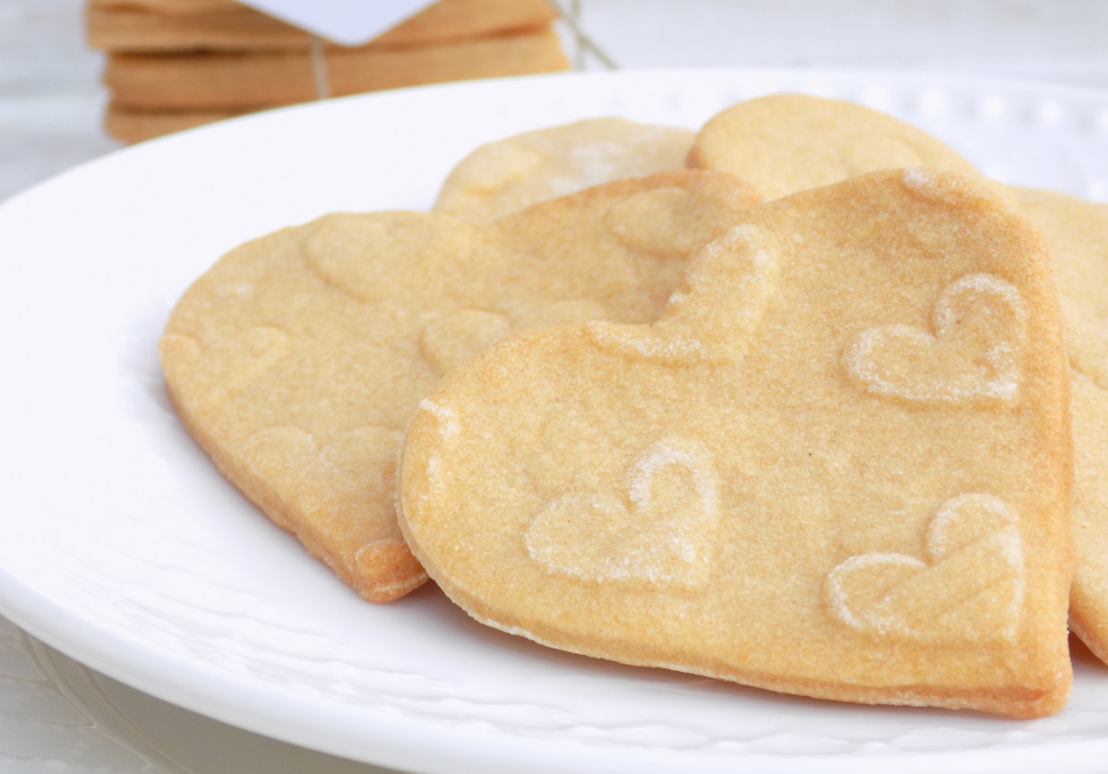 Kajmakowe ciasteczka serduszka foto