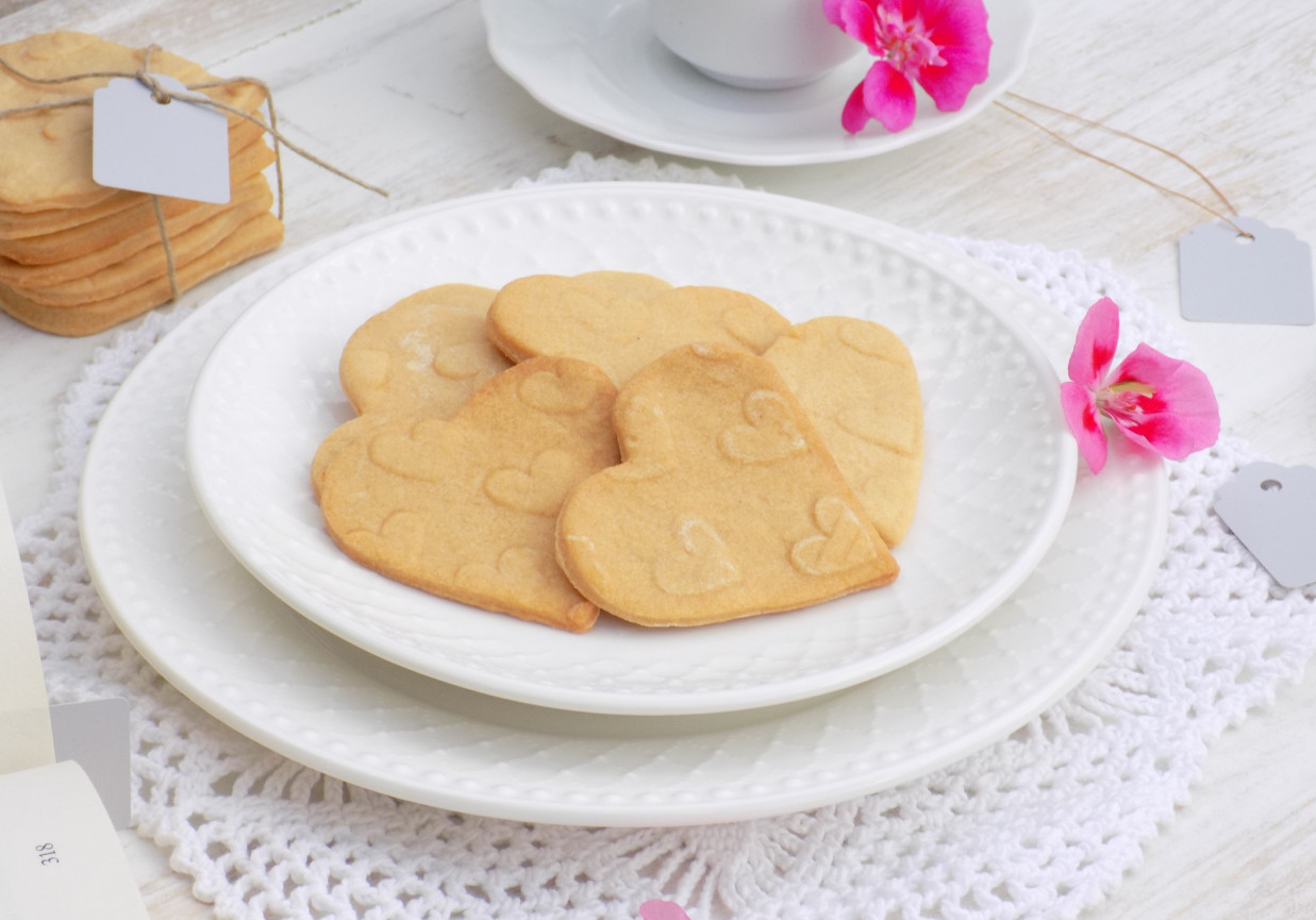 Kajmakowe ciasteczka serduszka foto