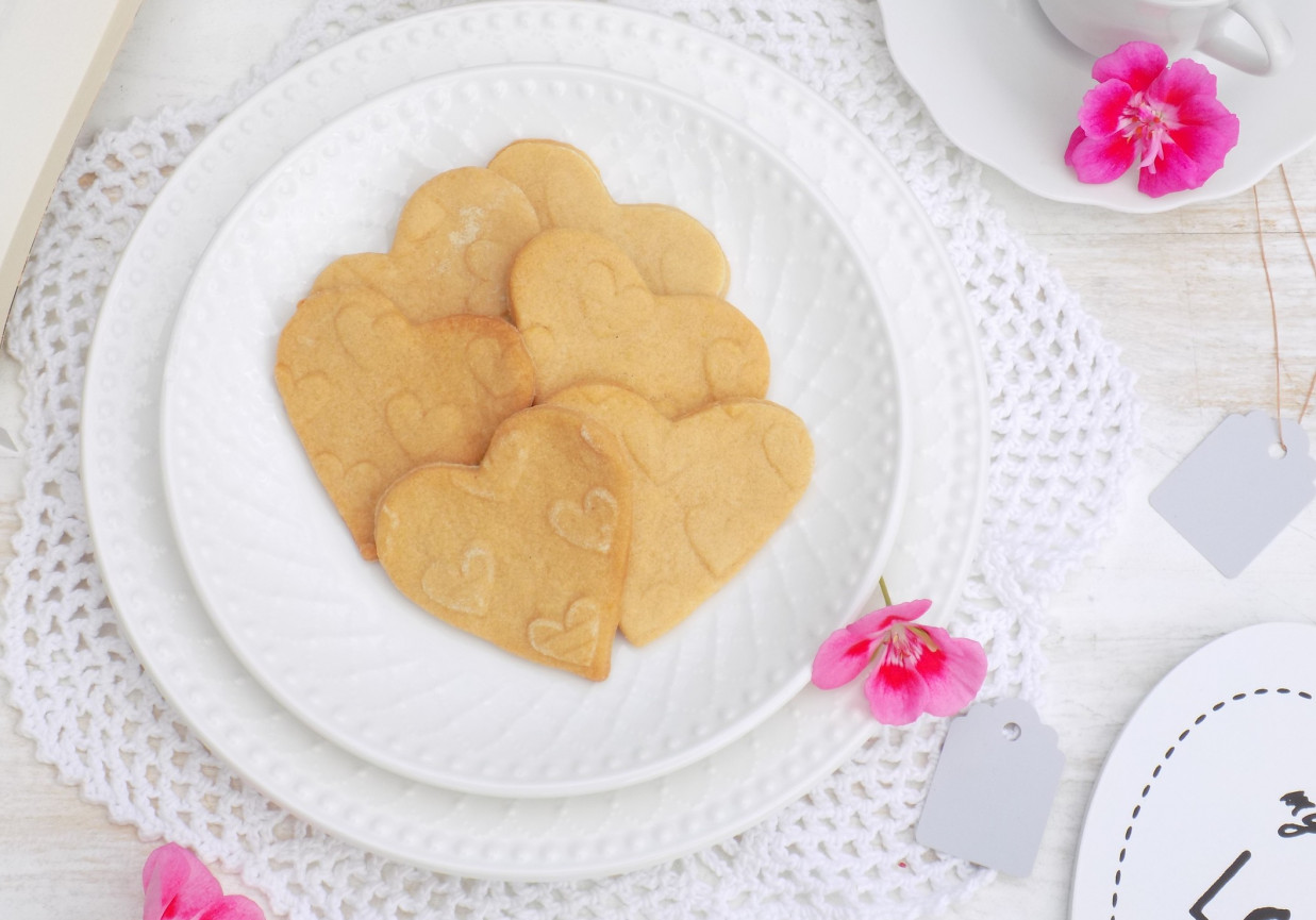 Kajmakowe ciasteczka serduszka foto