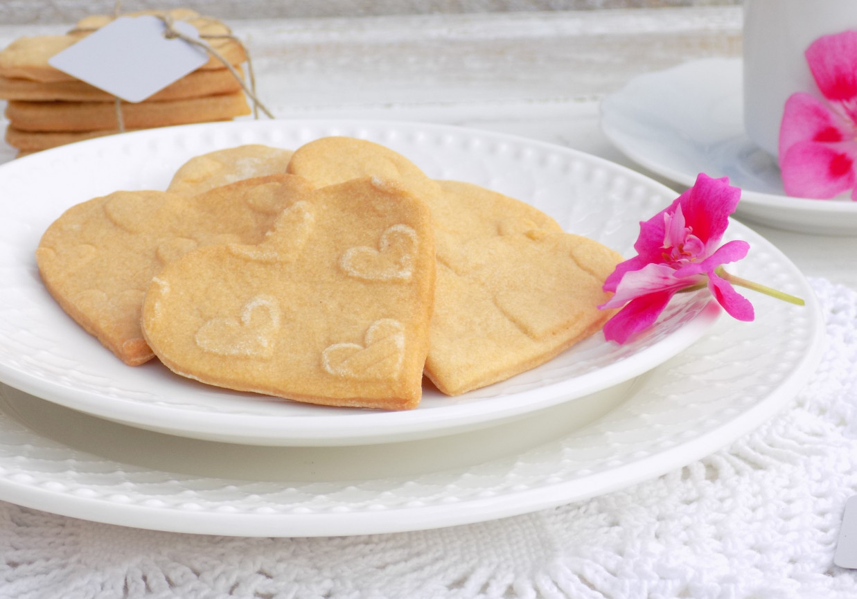 Kajmakowe ciasteczka serduszka foto