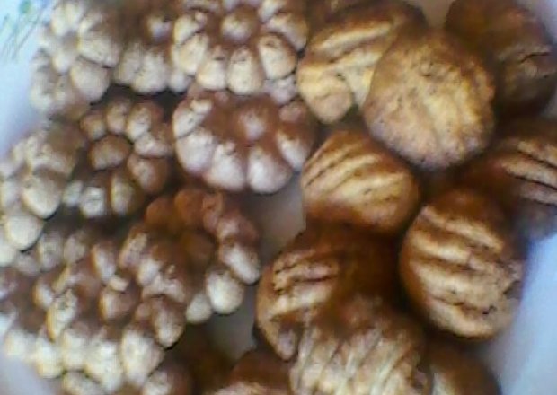 Fotografia przedstawiająca Kakaowe ciasteczka z maszynki