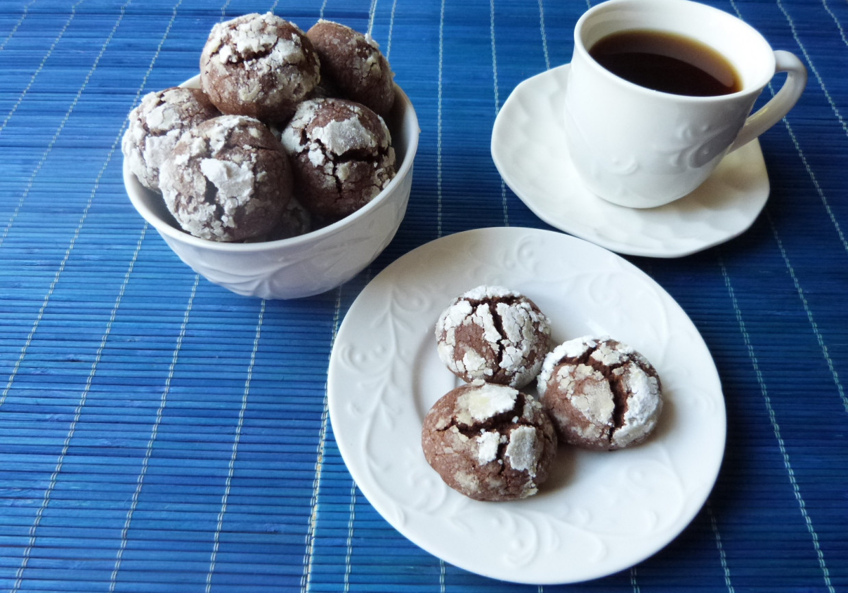 Kakaowe ciasteczka z nutellą  foto
