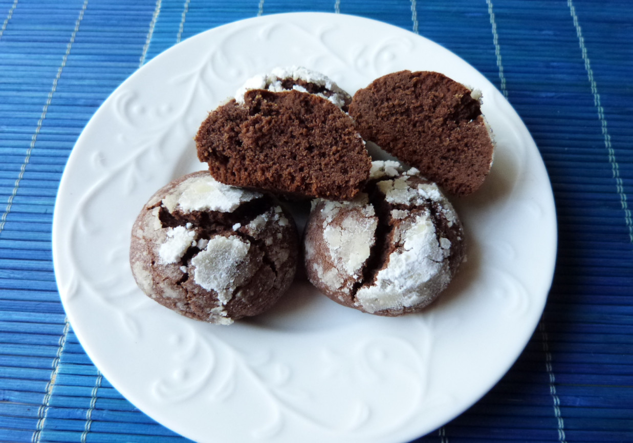 Kakaowe ciasteczka z nutellą  foto