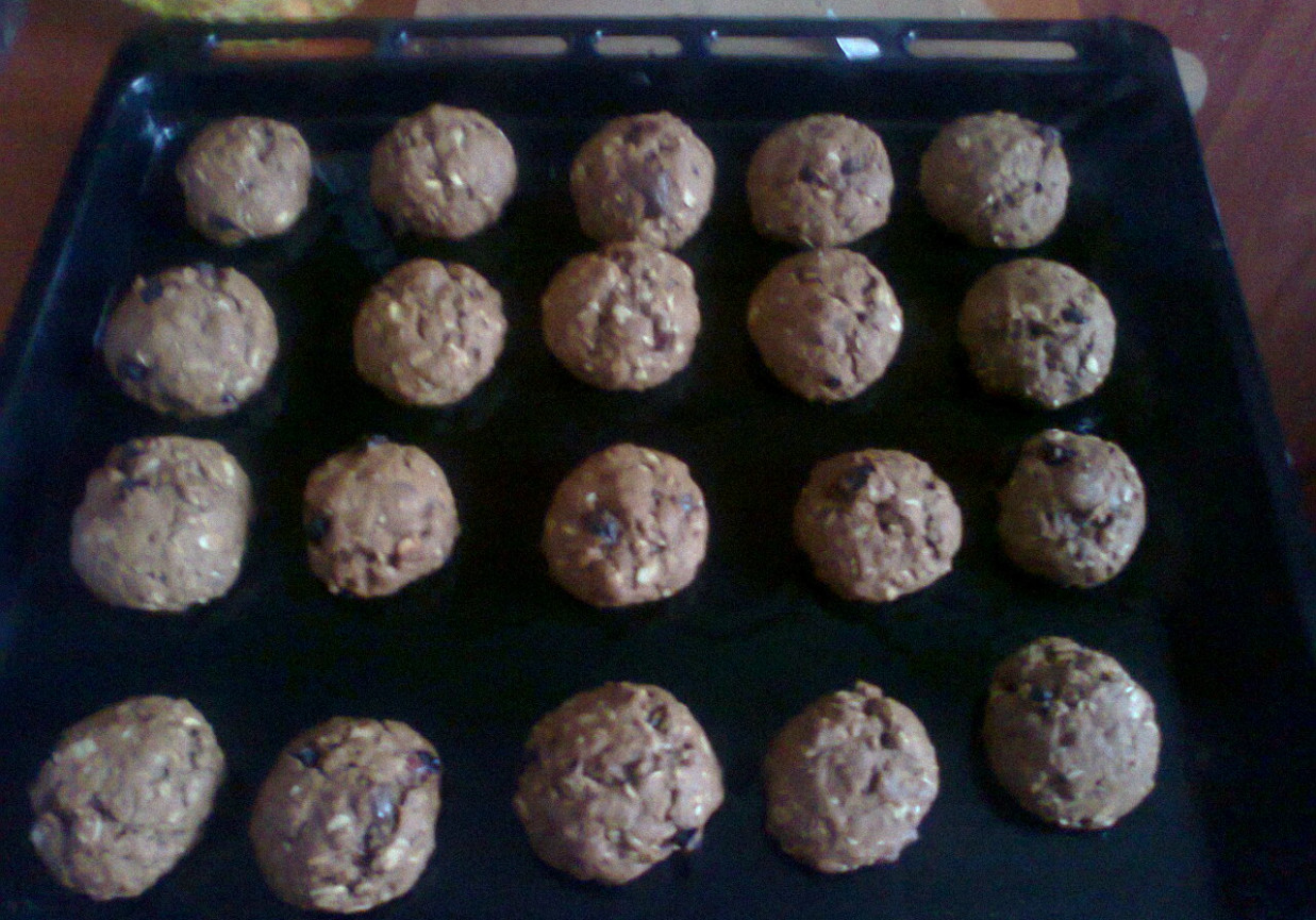 kakaowe ciastka z musli wielozbożowego Benus foto