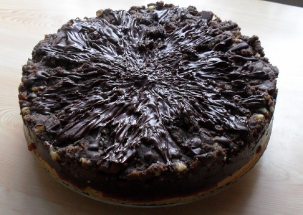 Fotografia przedstawiająca Kakaowe ciasto kruszone.