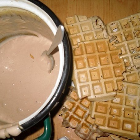 Krok 1 - Kakaowe gofry z mascarpone foto