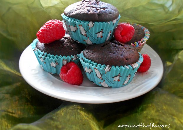 Fotografia przedstawiająca Kakaowe muffinki