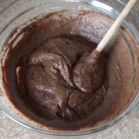 Krok 3 - Kakaowe muffiny z nutą piernika - choinki foto