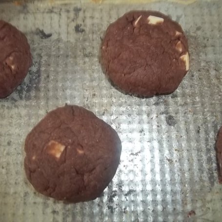 Krok 5 - Kakaowe scones z białą czekoladą foto
