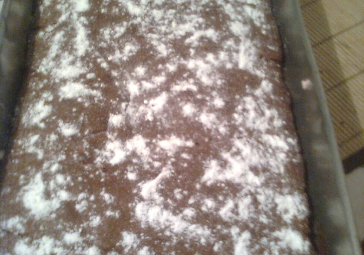 Kakaowe z truskawkową pianką foto