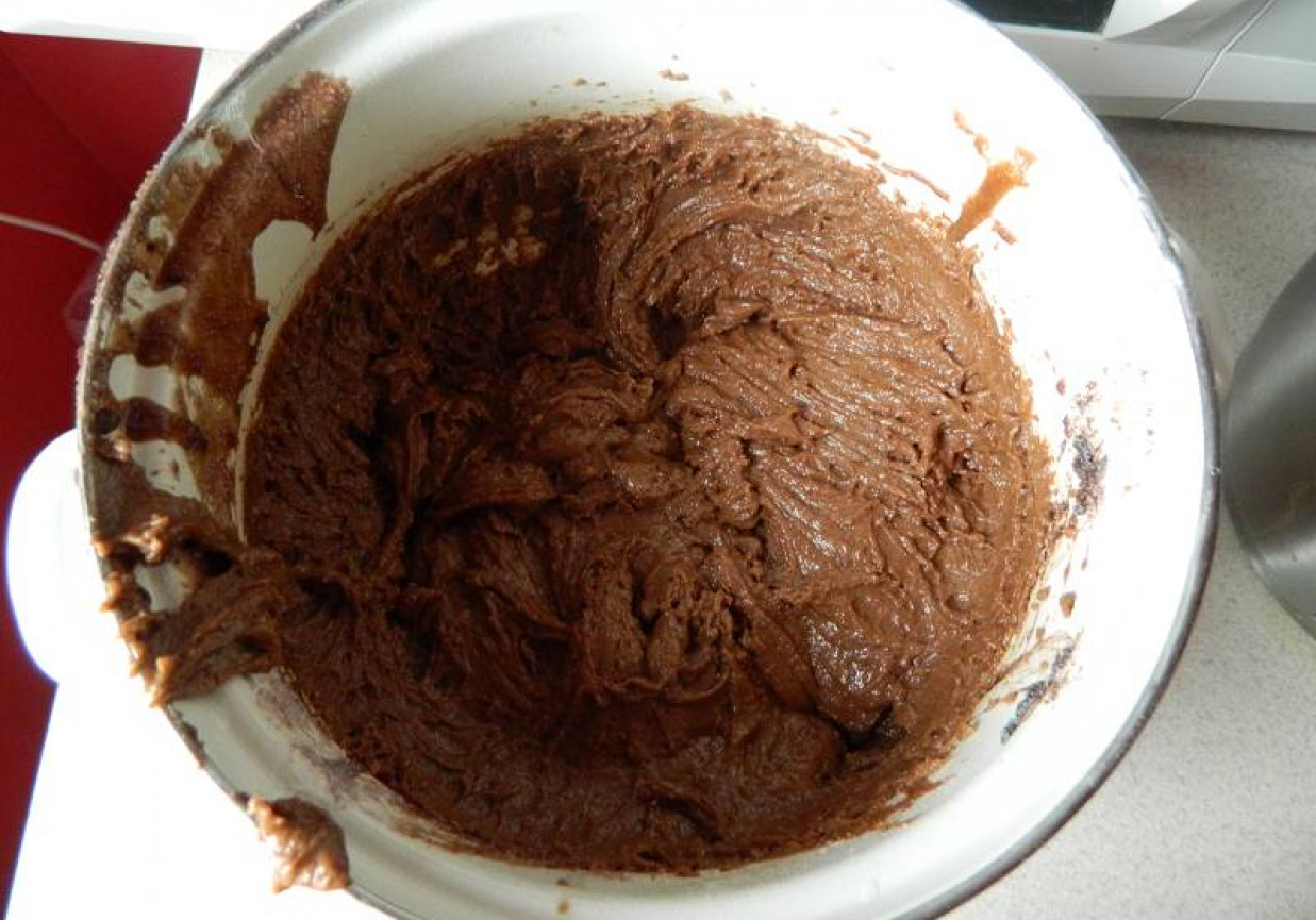 Kakaowo-serowe ciasto foto