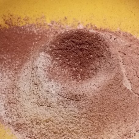 Krok 1 - Kakaowy brzoskwiniowiec z kokosem foto